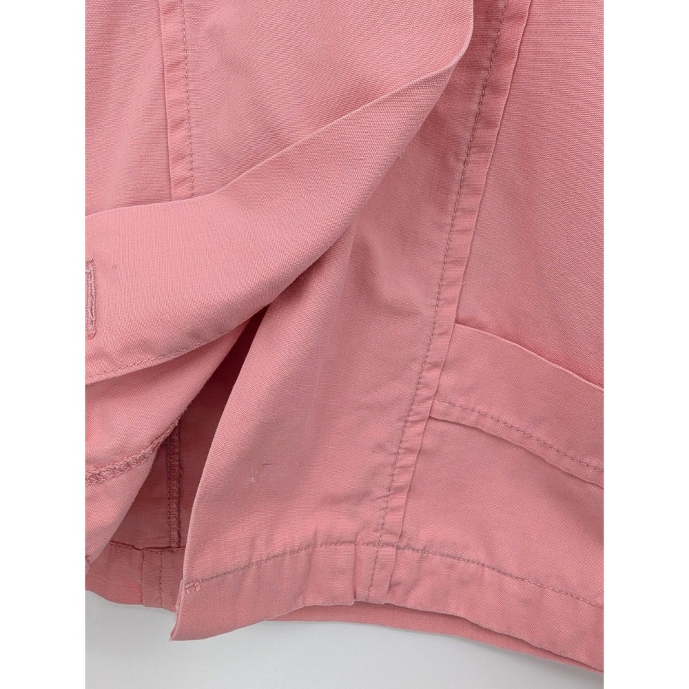 Vintage 1950s White Stag Girls Pink Sailor Collar Jacket Chore Coat Size 6X - Picture 5 of 8